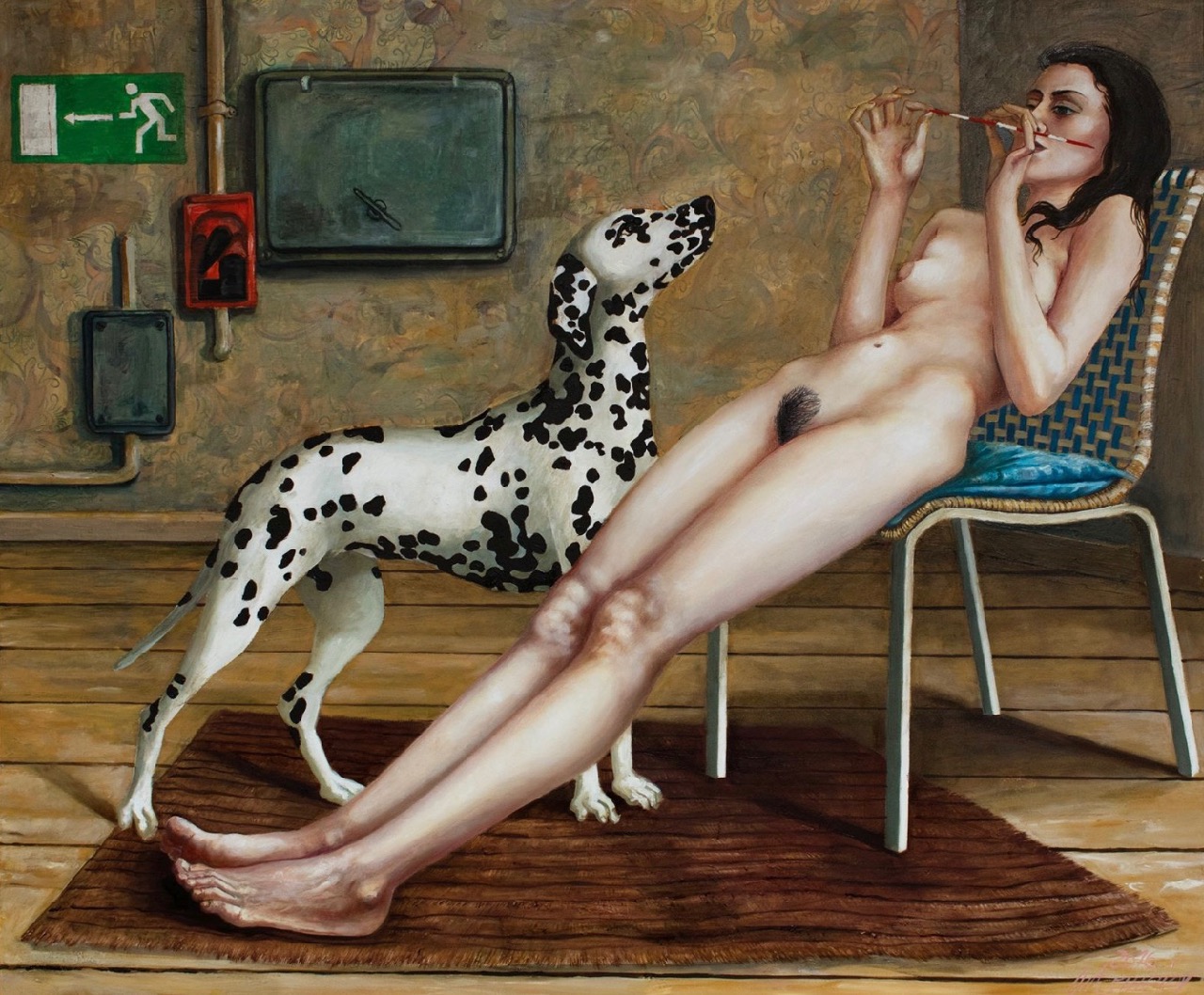 Thomas Gatzemeier, Mikado, Öl auf Leinwand, 2016 (Foto: Thomas Gatzemeier, 2016)