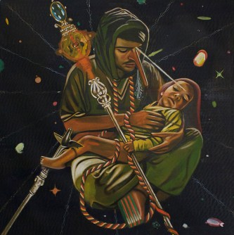 Johannes Tiepelmann: Raum, 2010, 287 x 287 cm, Öl/Leinwand (courtesy Galerie Potemka 2016)