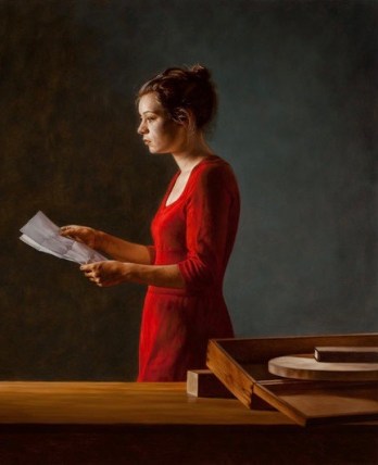 Hans Aichinger »Truth« oil on canvas 110 x 110 cm, 2013 (courtesy maerzgalerie 2016)