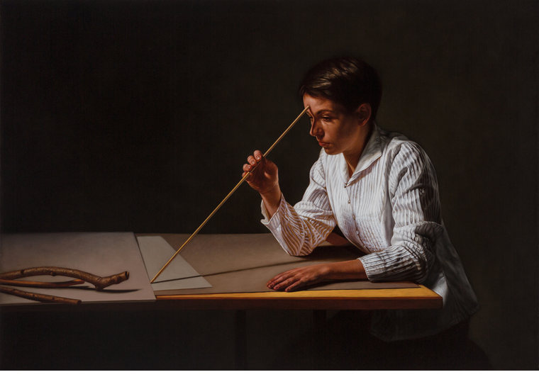 Hans Aichinger »untitled« oil on canvas 90 x 130 cm, 2014 (courtesy own by malerzgalerie Leipzig 2016)