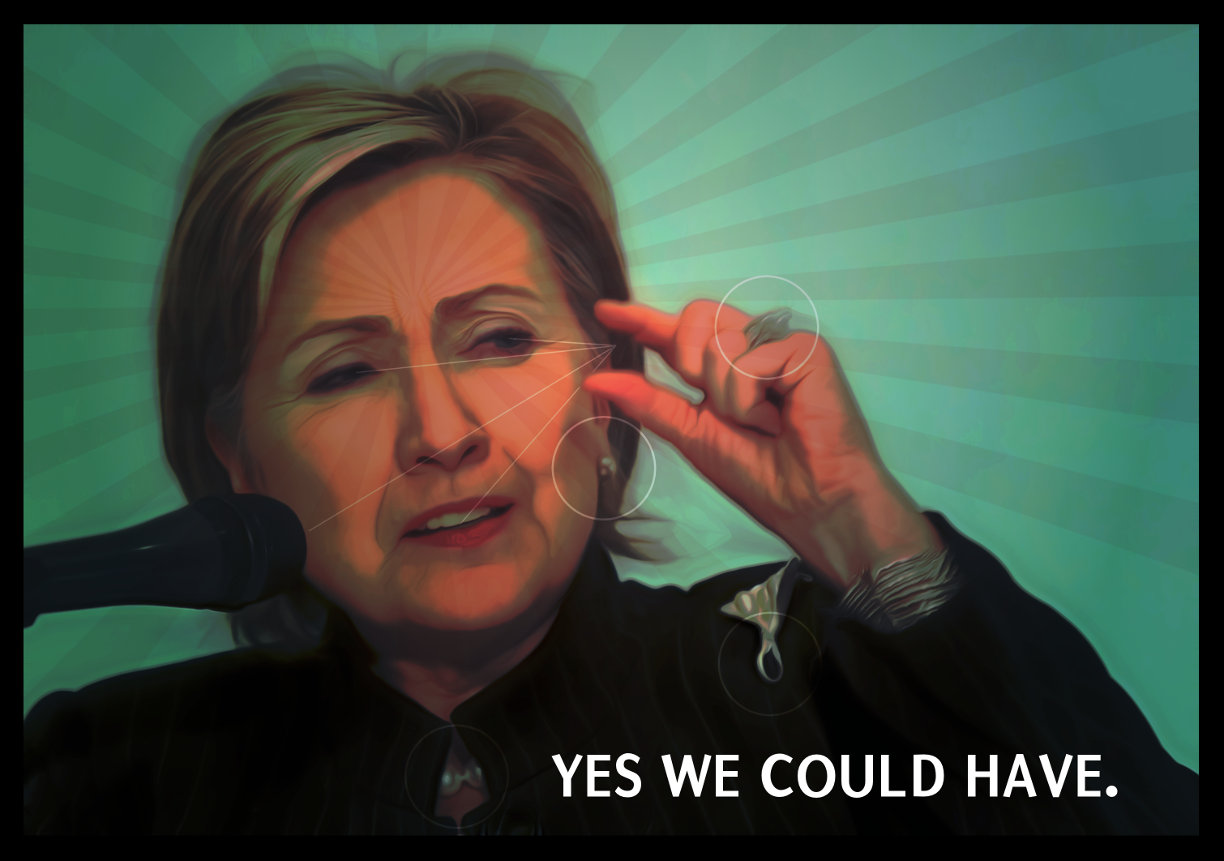 Daniel Caleb Thompson, Yes We Could Have, Bildmontage, 2015 (Foto: D.C. Thompson/Galerie Eigenheim 2015)