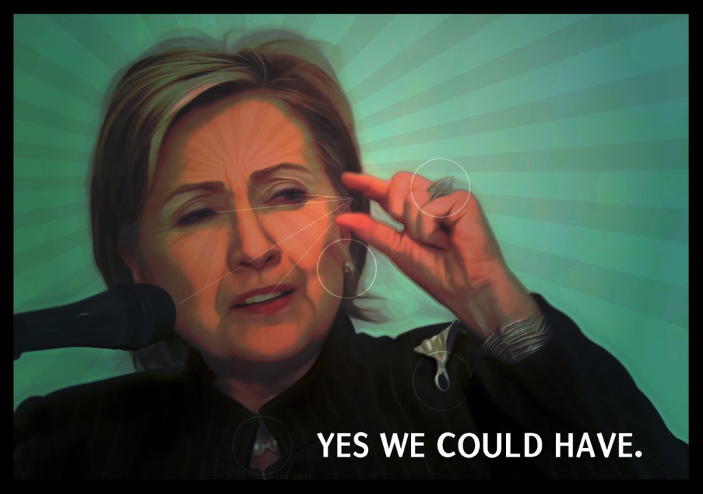 Daniel Caleb Thompson, Yes We Could Have, Bildmontage, 2015 (Foto: D.C. Thompson/Galerie Eigenheim 2015)