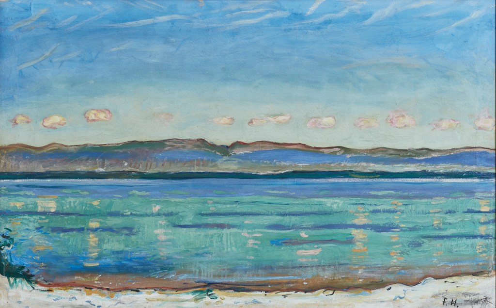 Ferdinand Hodler Genfersee mit rhytmischen Wolken um 1914 © Privatsammlung Schweiz Foto: Peter Schälchli, Zürich