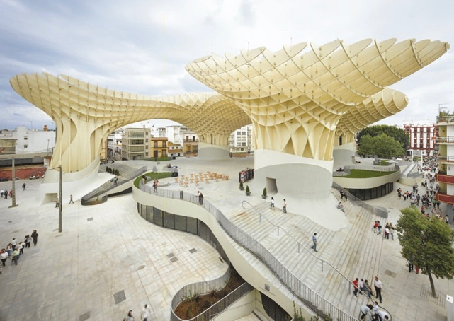 Das Metropol Parasol von Jürgen Mayer H. & Architekten, Sevilla 2011 (Bild: Hatje Cantz / Presse 2017)