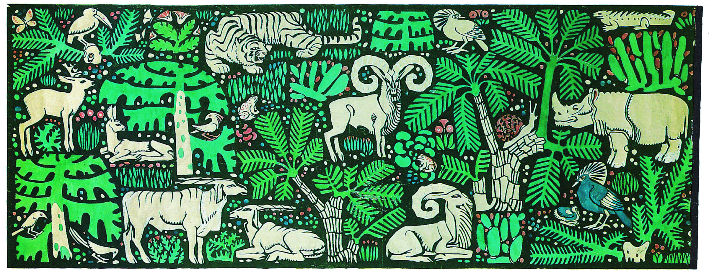 Ludwig Heinrich Jungnickel: Design for the animal frieze in the children’s bedroom in the Palais Stoclet, c. 1908-1909 (TASCHEN Presse 2017)