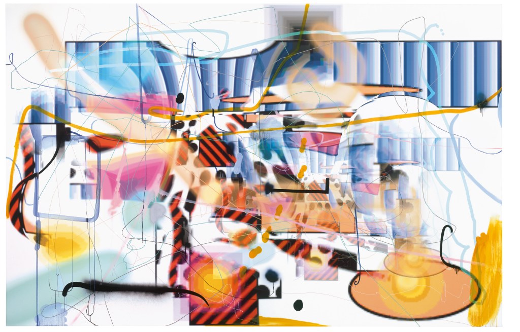 Albert Oehlen, Uurhyolth II, 2013 (Foto: Taschen / Presse 2019, cop. A. Oehlen)