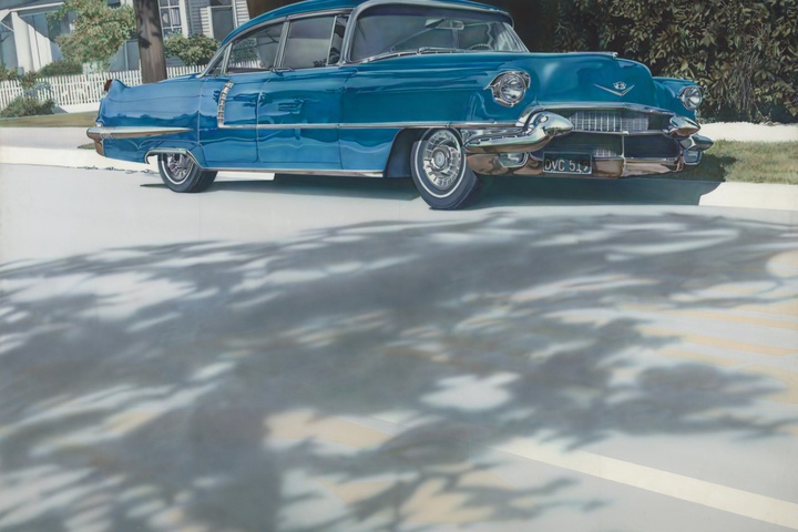 Image: Don Eddy, Blue Caddy (1971). Collection of the Centraal Museum, Utrecht.