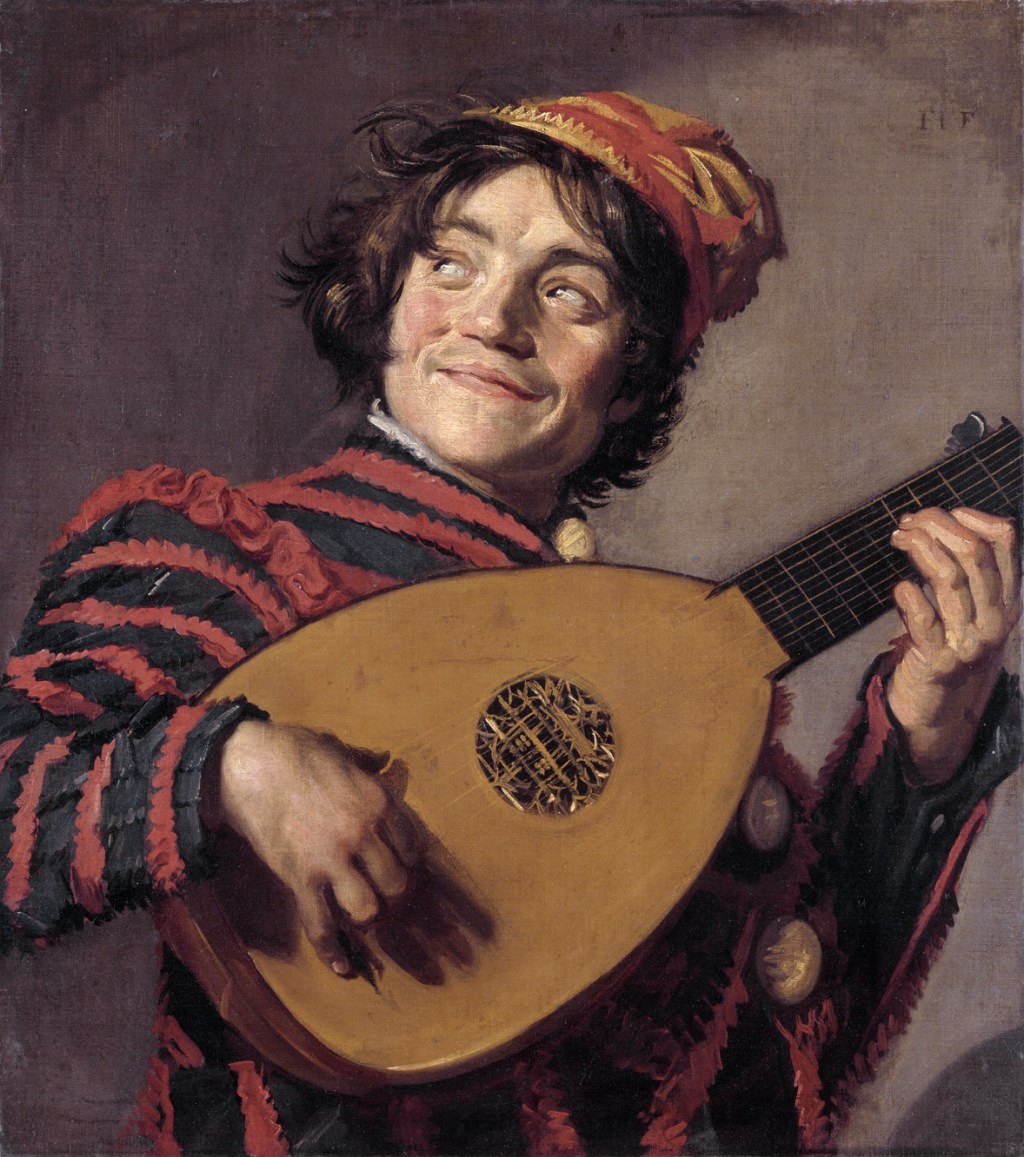 Luitspelende jonge man, Frans Hals 1624, Öl auf Leinwand, Rijskmuseum Amsterdam 2023 (Presse 2023)